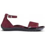 LEGUANO JARA Bordeaux Dámské barefoot sandály – Zboží Dáma