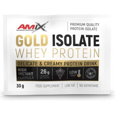 Amix Gold Whey Protein Isolate 30 g – Zboží Mobilmania