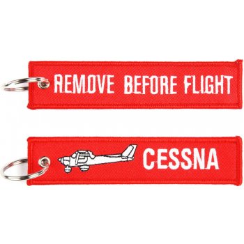 Přívěsek na klíče remove before flight CESSNA