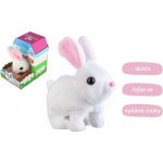 Teddies Králík Ben skákající plyš/plast 16xna baterie se zvukem v krabici 13x19x18 cm 17 cm – Sleviste.cz