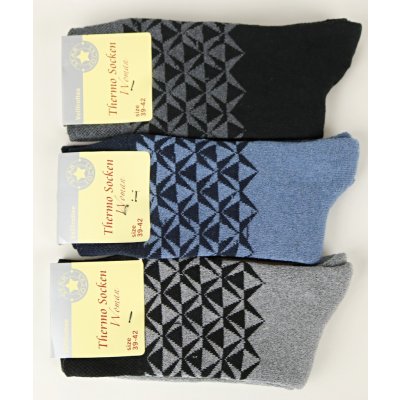 STAR dámské bavlněné termo ponožky bar