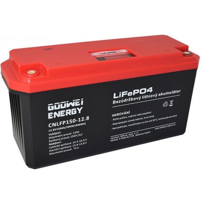 Goowei Energy CNLFP150-12.8 150Ah 12.8V – Zboží Živě