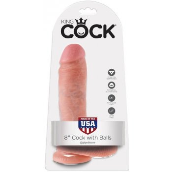 King Cock 8 Inch with Balls