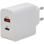 Zástrčka QUICK CHARGE 3.0 230V USB-A / USB-C 18W – Zboží Živě