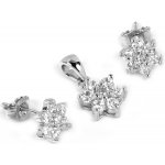 Krásný decentní stříbrný set se zirkony JSET142 – Zboží Mobilmania