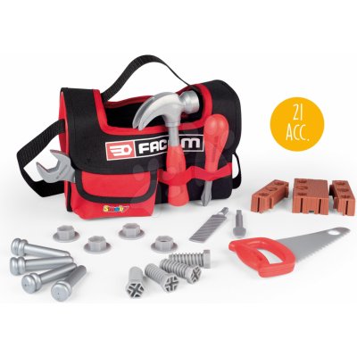 Smoby pracovní taška s nářadím Facom s 21 doplňky – Zboží Dáma
