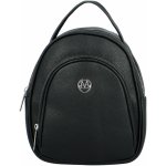 Módní dámský koženkový kabelko-batoh Matias černý – Sleviste.cz