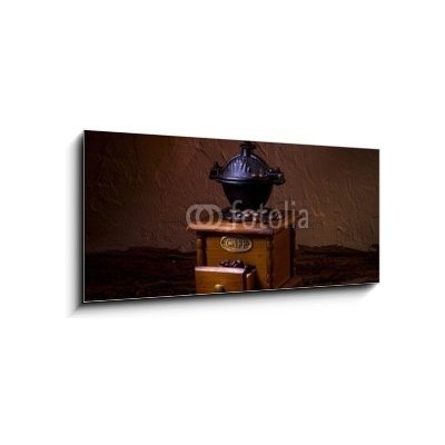 Obraz 1D panorama - 120 x 50 cm - Coffee Grinder Mlýnek na kávu – Zboží Mobilmania