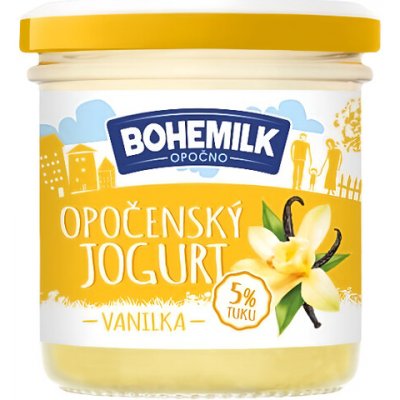 Bohemilk Opočenský jogurt 5% vanilka 150 g – Zbozi.Blesk.cz