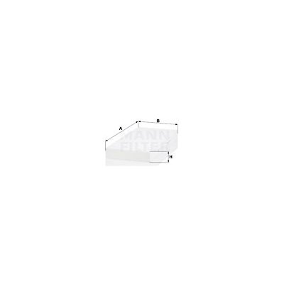 Filtr, vzduch v interiéru MANN-FILTER CU 40 110 – Hledejceny.cz