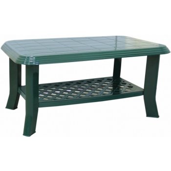 Mega Plast, plastový stůl Club, 90 x 55 cm, 44 cm, tmavě zelený