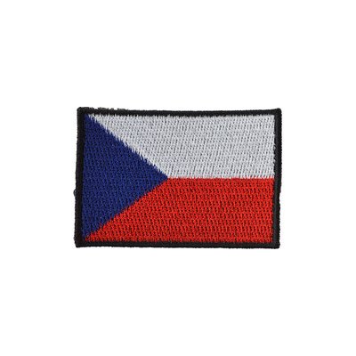 Nášivka ČR vlajka velká BAREVNÁ (65mm)