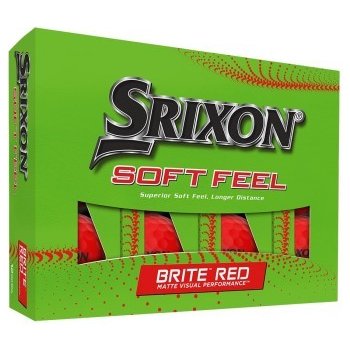 Srixon Soft Feel Brite červené 12 ks