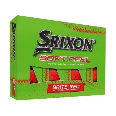 Srixon Soft Feel Brite červené 12 ks