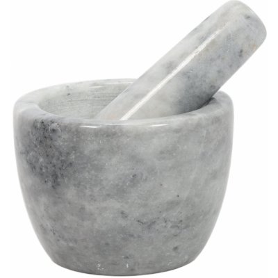 EH Excellent Houseware Mramorový hmoždíř GAVI, Ø 12 cm, bílý – Zboží Dáma