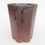 E-bonsai Keramická bonsai miska 12,5 x 11,5 x 16,5 cm kovová – Zboží Dáma