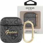 Guess 4G Script PC/PU Pouzdro pro Apple AirPods 1/2 GUA24GSMK – Zbozi.Blesk.cz