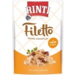 Rinti Dog Filetto Adult kuře a kuřecí srdce v želé 100 g – Hledejceny.cz