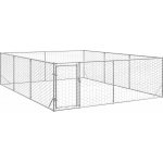 vidaXL Venkovní psí bouda s dveřmi 300 x 400 x 100 cm pozinkovaná ocel – Zboží Dáma