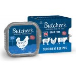 Butcher's Dog Original hovězí kuřecí a jehněčí 4 x 150 g – Sleviste.cz
