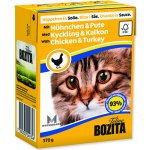 Bozita Cat kousky v omáčce kuře & krůtí 370 g – Zboží Mobilmania