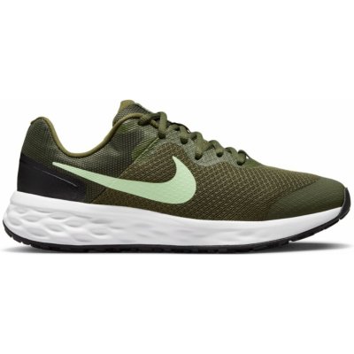 Nike Revolution 6 Big Kids rough green/barley volt/black 2023 – Zboží Dáma