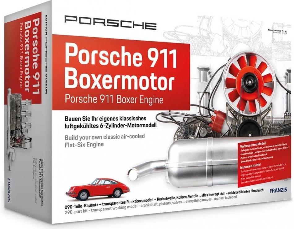 Franzis motor Porsche 911 boxer včetně reálného zvuku