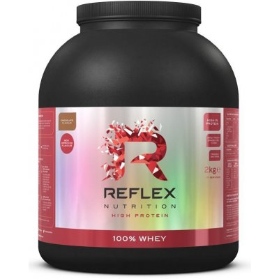 Reflex Nutrition 100% Whey High Protein 2000 g – Zboží Mobilmania