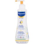 Mustela Bébé Dry Skin výživný čisticí gel s obsahem ochranného krému obnovující kožní bariéru pro děti od narození Hair & Body 300 ml – Zboží Dáma
