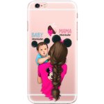 Pouzdro iSaprio Mama Mouse Brunette and Boy - iPhone 6 Plus/6S Plus – Zboží Mobilmania