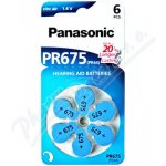 Panasonic baterie do naslouchadel 6ks PR675(44H)/6LB – Sleviste.cz