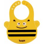 Zopa silikonový bryndák Bee – Zboží Dáma