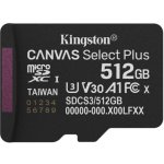 Kingston MicroSDXC 512GB Canvas Select Plus SDCS3/512GB – Zboží Mobilmania
