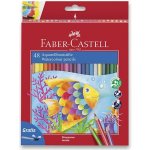 Faber-Castell Akvarelové pastelky 48 ks + štětec 1144