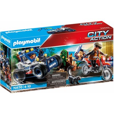 Playmobil 70570 Policejní SUV: Pronásledování lupiče pokladu – Hledejceny.cz