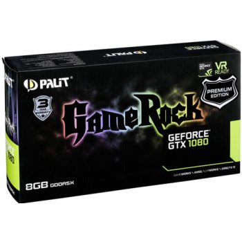 Palit GeForce GTX 1080 GameRock Premium Edition 8GB DDR5 NEB1080H15P2G