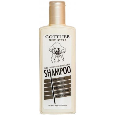 Beeztees Gottlieb Pudel šampon pro psy pro bílé pudly s makadamovým olejem 300 ml – Hledejceny.cz