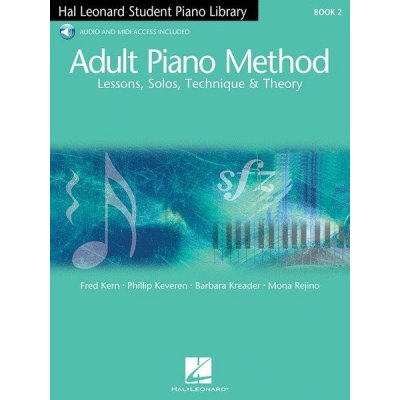 Hal Leonard Student Piano Library Adult Piano Method 2 US Edition noty na sólo klavír + audio – Zboží Mobilmania