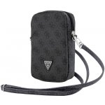 Guess PU 4G Triangle Logo Wallet Phone Bag Zipper černé – Zbozi.Blesk.cz