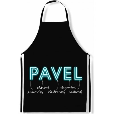 IMPAR Zástěra Mužská jména Neon Pavel – Sleviste.cz