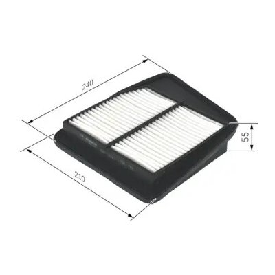 BOSCH Vzduchový filtr F 026 400 357 – Hledejceny.cz