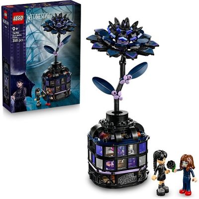 LEGO® Wednesday 76784 Černá jiřina – Zboží Dáma