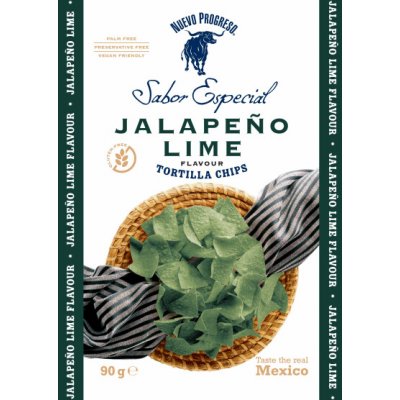 SABOR ESPECIAL Tortilla Chips Jalapeno Lime 90 g – Hledejceny.cz