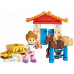 Mega Bloks Mini Blok Town set 4ks policejní hlídka, stáj pro poníka – Zboží Mobilmania