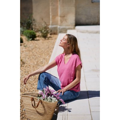 Tajinebanane kojící tričko Lin'Déclassable Růžové – Zboží Dáma