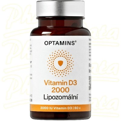 PXG Pharma GmbH Optamins Vitamin D3 2000 IU lipozomální tobolky 60 ks – Hledejceny.cz