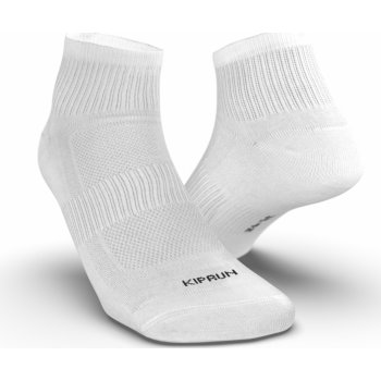 Kiprun Běžecké ponožky Run 100 3 páry bílé