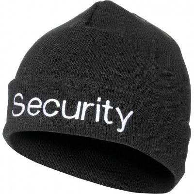 Čepice SECURITY pletená Acryl ČERNÁ – Zboží Mobilmania