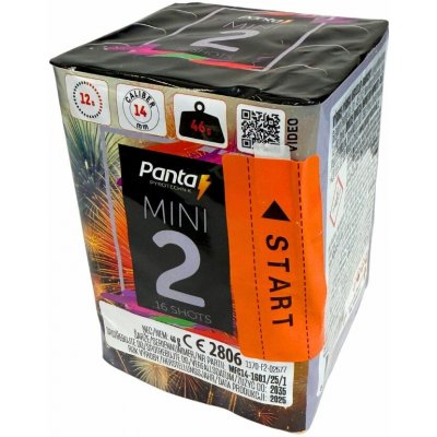 Kompaktní ohňostroj MINI2 16 ran 14 mm – Sleviste.cz