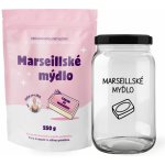 Úklid pro klid Marseillské mýdlo a sklenice 0,9 l - sada – Zboží Dáma